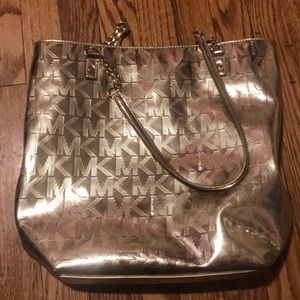 Micheal Khors jet set monogram tote